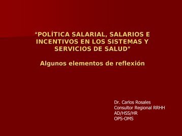 âPOLÃTICA SALARIAL, SALARIOS E INCENTIVOS EN LOS ...