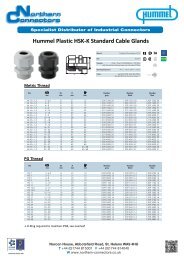 Download Standard Plastic Glands (HSK-K) Datasheet - Northern ...