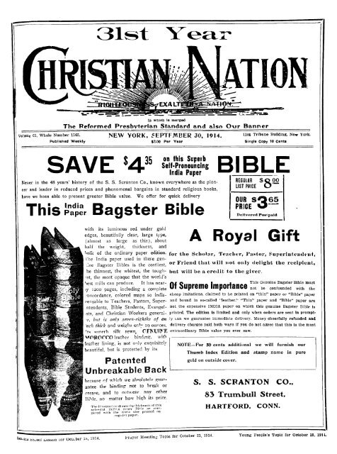 The Reformed Presbyterian Standard and also 0\ir ... - Rparchives.org