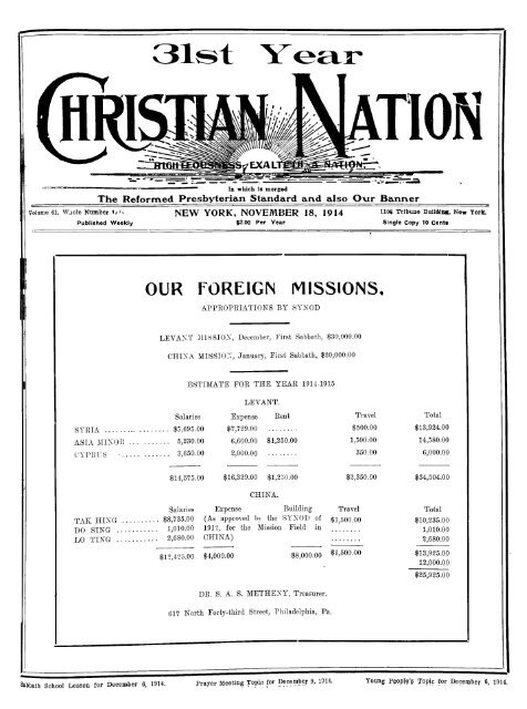 The Reformed Presbyterian Standard and also 0\ir ... - Rparchives.org