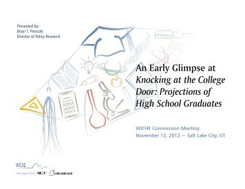 Projections of High School Graduates - WICHE