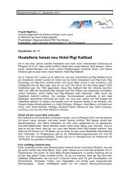 Hostellerie heisst neu Hotel Rigi Kaltbad - Region Einsiedeln