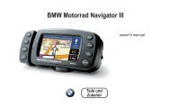 BMW Motorrad Navigator III Owner's Manual