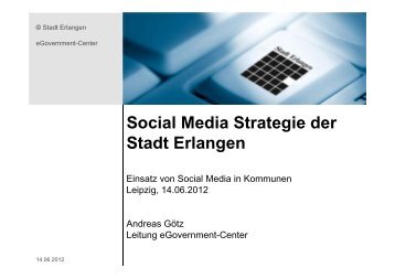 Social Media Strategie der Stadt Erlangen - Vitako