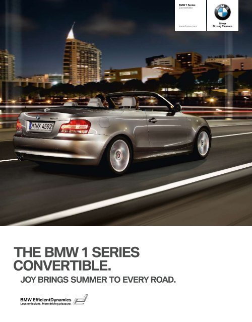 THE BMW 1 SERIES CONVERTIBLE.