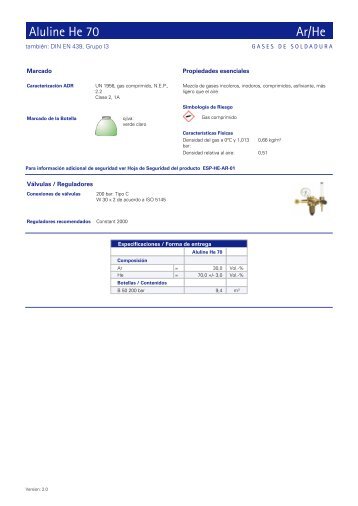 Aluline He 70 - Messer