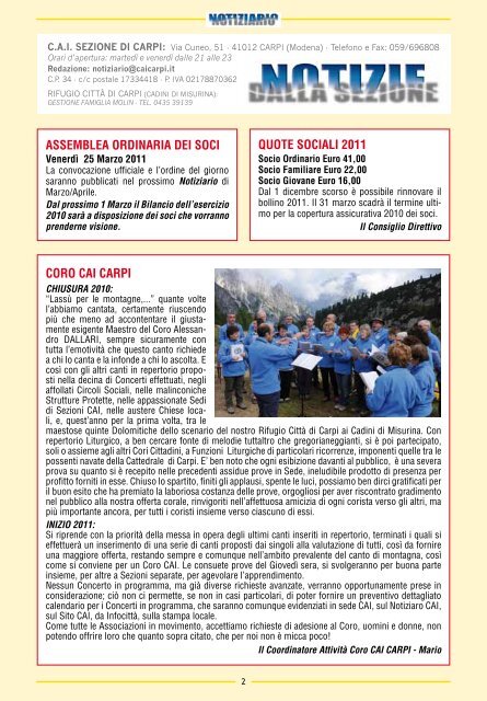 AGENDA SCI CAI CARPI NEW YORK, NEW YORK AMBIENTE ...