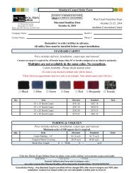 Carpet Order Form - West Coast Franchise Expo