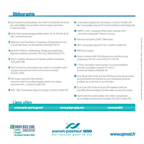 SANOFI PASTEUR-grippe-16 pages 2011-12.indd 1 29/07 ... - Fregif