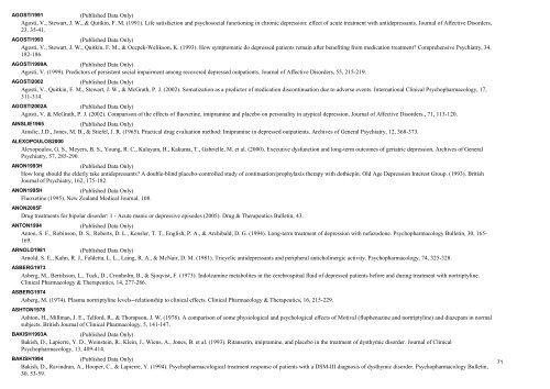 TCAs versus placebo - National Center for Biotechnology Information