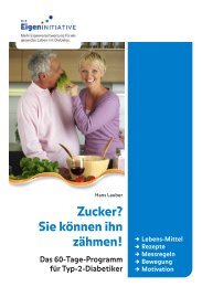 Zucker? Sie können ihn zähmen! - Diabetesstiftung