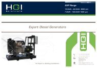 Export Diesel Generators - HGI Generators