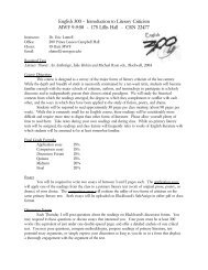 Syllabus - University of Oregon