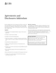 Agreements and Disclosures Addendum ab - Online Services - UBS