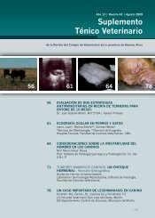 Suplemento TÃ©nico Veterinario - Colegio de Veterinarios de la ...