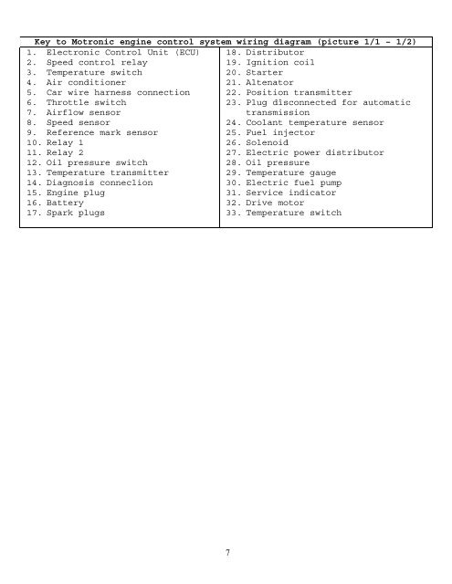 BMW - electrical  systems - WIRING DIAGRAM - BmwCabrioE30.it