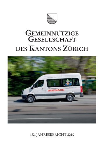 Jahresbericht 2010 - GGKZ, GemeinnÃ¼tzige Gesellschaft Kanton ...