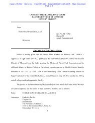 Amended Notice of Appeal to District Court. Filed by Creditor United ...