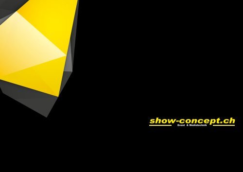 Blätterkatalog - Imagebroschüre show-concept.ch
