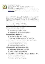 Lista de Conselheiros CEAS - SST