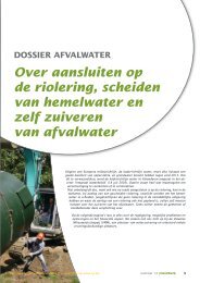 Over aansluiten op de riolering, scheiden van hemelwater en zelf ...