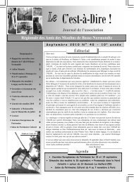 Agenda Éditorial Journal de l'association Régionale des ... - FFAM