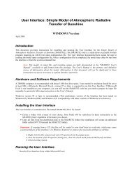 Simple Model of Atmospheric Radiative Transfer of Sunshine