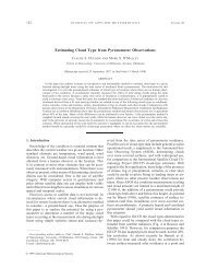 Estimating Cloud Type from Pyranometer Observations - American ...