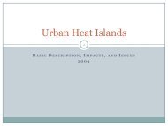 Urban Heat Islands - Houston Advanced Research Center