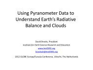 Student Pyranometry - Institute for Earth Science Research and ...