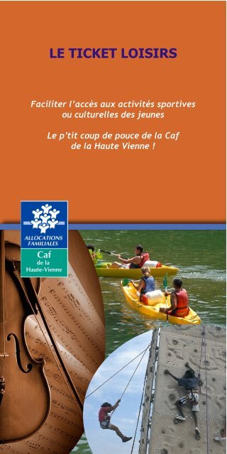Les tickets loisirs - Caf.fr