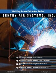 Welding Fume Extractor Series - Sentry Air Systems