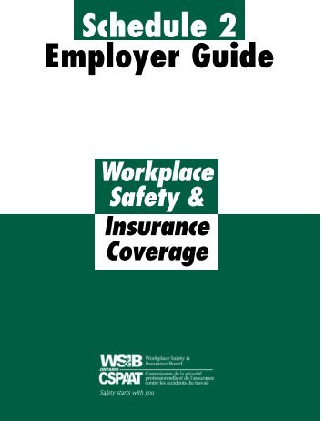 Workplace Safety & Insurance Coverage - wsib