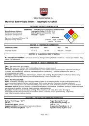MSDS - Colonial Chemical Solutions