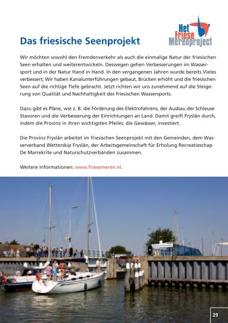 Wassersportbrochure - Friesland