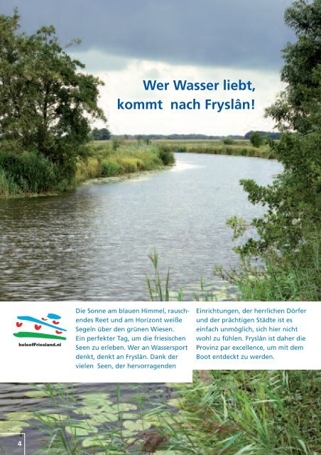 Wassersportbrochure - Friesland