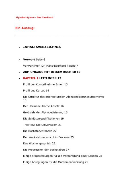 Akrotea.ch - Produkte - Alphabet-Spuren â Das Handbuch