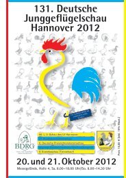 131. Deutsche Junggeflügelschau Hannover 2012 - SV der Eistauben