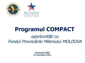 Fondul ProvocÄrile Mileniului - AmCham Moldova