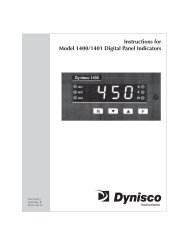 Instructions for Model 1400/1401 Digital Panel Indicators - Ohmewatt