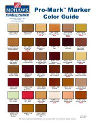 Mohawk Ez Flow Leather Marker Color Chart