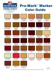 Color Chart - Mohawk Finishing Products