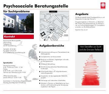 Psychosoziale Beratungsstelle Martinushaus Treibgasse 26 63739 ...