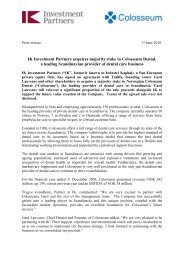 Press release as pdf - IK Investment Partners