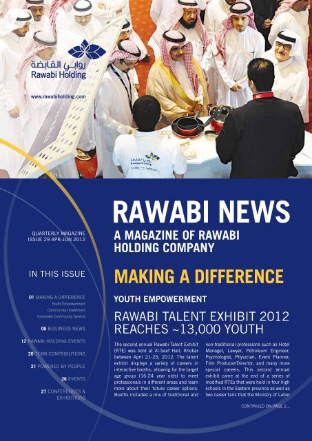 MAKING A DIFFERENCE - Rawabi Holding