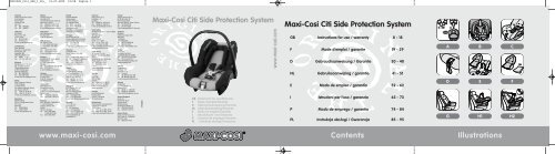Maxi-Cosi Citi Side Protection System www.maxi-cosi.com Contents ...