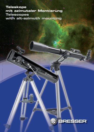 Teleskope mit azimutaler Montierung Telescopes with alt-azimuth ...