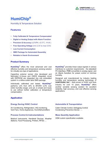 Datasheet - Rhopoint Components