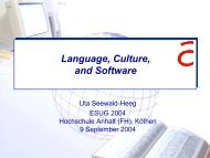 Language, Culture, and Software - ESUG