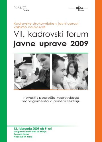 VII. kadrovski forum - Planet GV